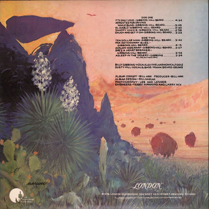 ZZ Top : Tejas (LP, Album, BW)