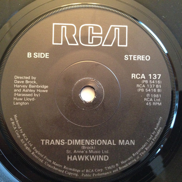 Hawkwind : Angels Of Death (7", Single, Sol)