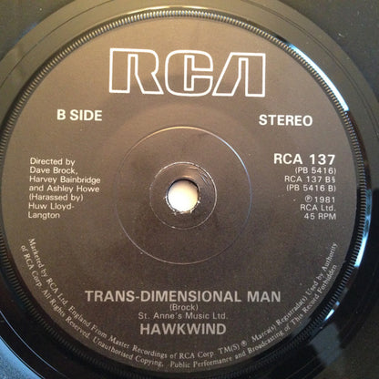 Hawkwind : Angels Of Death (7", Single, Sol)