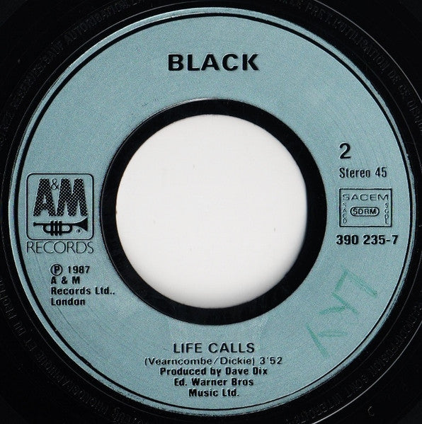 Black (2) : Wonderful Life  (7", Single)