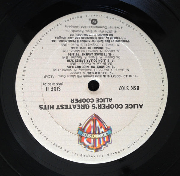 Alice Cooper : Alice Cooper's Greatest Hits (LP, Comp, Club)