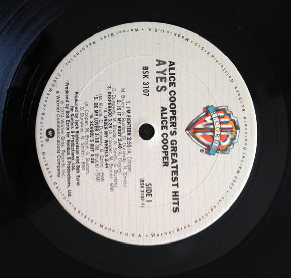 Alice Cooper : Alice Cooper's Greatest Hits (LP, Comp, Club)