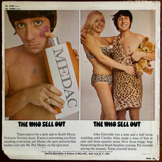 The Who : The Who Sell Out (LP, Album, Pin)