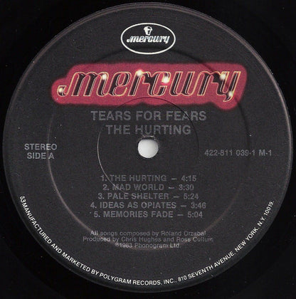 Tears For Fears : The Hurting (LP, Album, Hau)