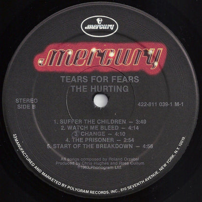 Tears For Fears : The Hurting (LP, Album, Hau)