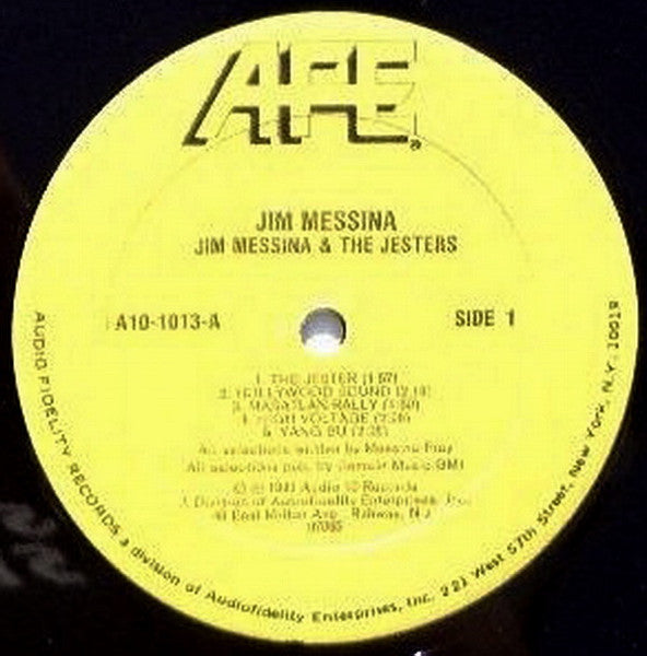 Jim Messina And The Jesters* : Jim Messina And The Jesters (LP, Album, RE)