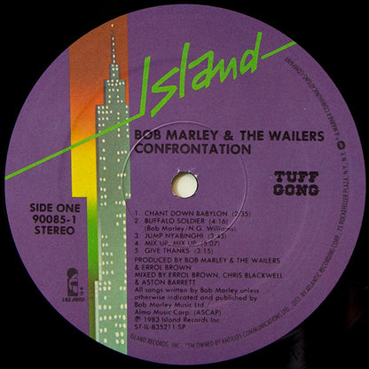 Bob Marley & The Wailers : Confrontation (LP, Album, Gat)