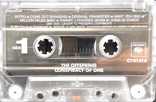 The Offspring : Conspiracy Of One (Cass, Album)
