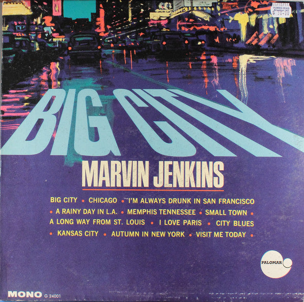 Marvin Jenkins : Big City (LP, Album, Mono)