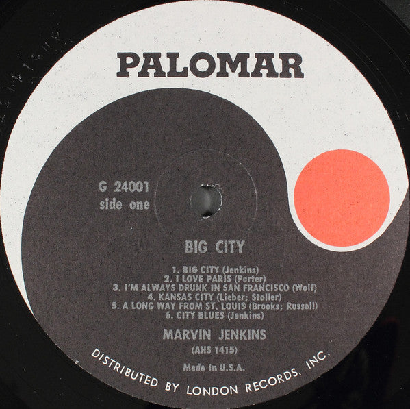 Marvin Jenkins : Big City (LP, Album, Mono)