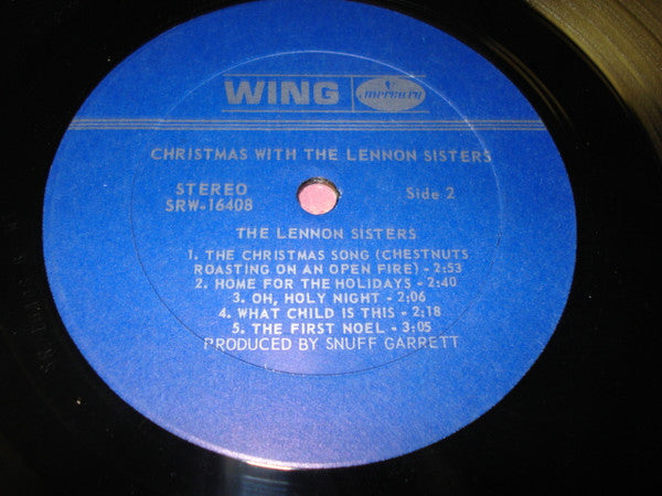 The Lennon Sisters : Christmas With The Lennon Sisters (LP, Album, RE)