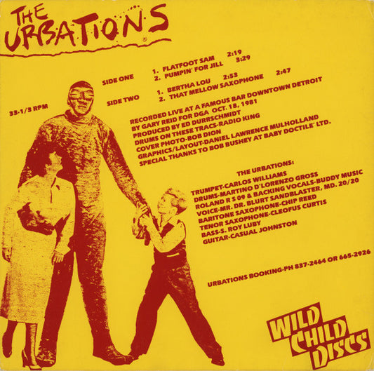 The Urbations : Flat Foot Sam (7", EP)