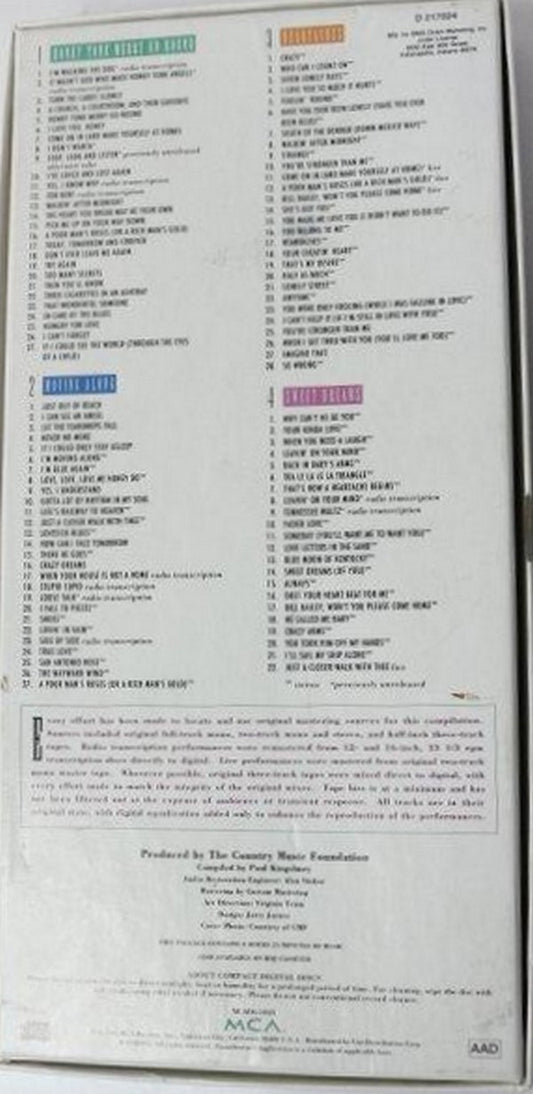 Patsy Cline : The Patsy Cline Collection (4xCD, Comp + Box, Club)