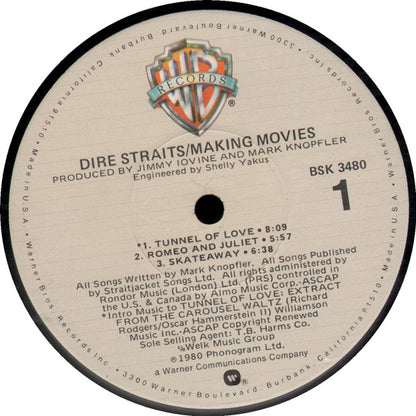 Dire Straits : Making Movies (LP, Album, Jac)