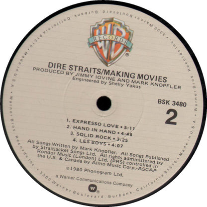 Dire Straits : Making Movies (LP, Album, Jac)
