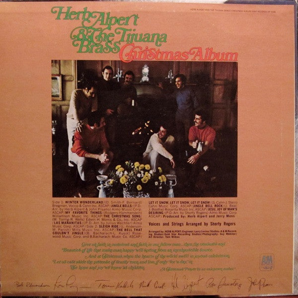 Herb Alpert & The Tijuana Brass : Christmas Album (LP, Album, Pit)