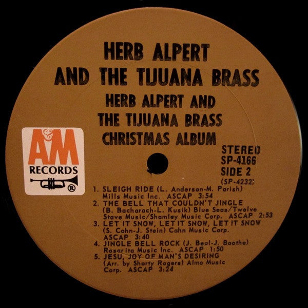 Herb Alpert & The Tijuana Brass : Christmas Album (LP, Album, Pit)