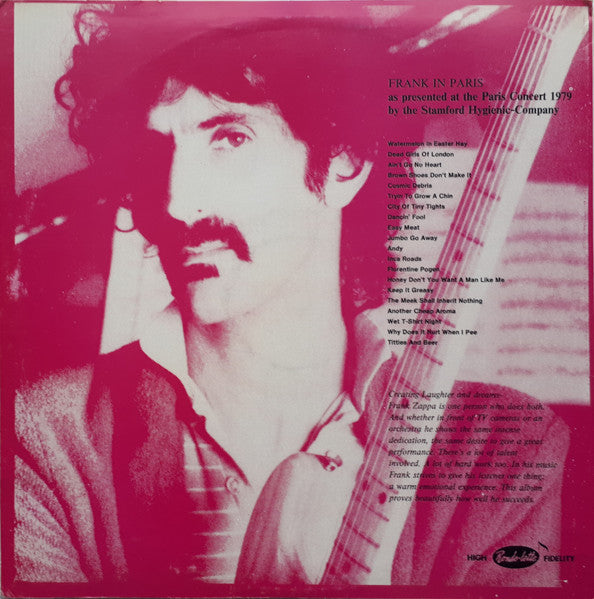 Frank Zappa : Anyway The Wind Blows (2xLP, Unofficial)