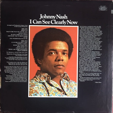Johnny Nash : I Can See Clearly Now (LP, Album, RE)