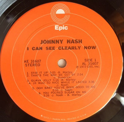 Johnny Nash : I Can See Clearly Now (LP, Album, RE)