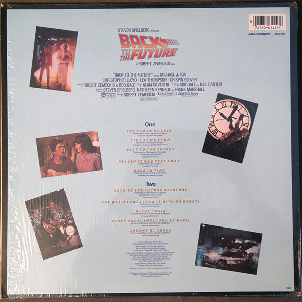 Various : Back To The Future (Music From The Motion Picture Soundtrack) (LP, Album, Comp, Club, CRC)