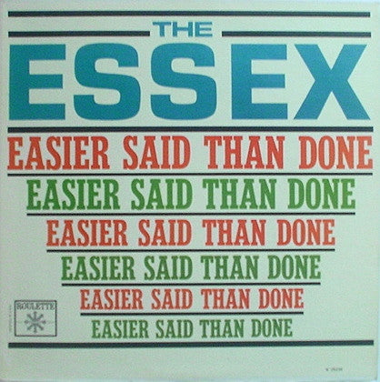 The Essex : Easier Said Than Done (LP, Mono)