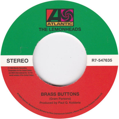 Gram Parsons / The Lemonheads : Brass Buttons (7", RSD, Single, Ltd, Pin)