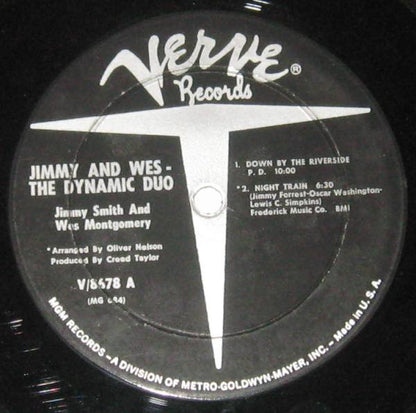 Jimmy Smith & Wes Montgomery : Jimmy & Wes - The Dynamic Duo (LP, Album, Mono)