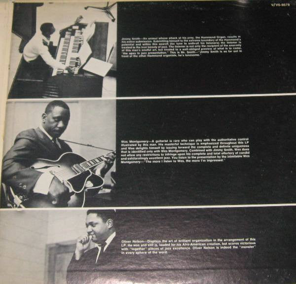 Jimmy Smith & Wes Montgomery : Jimmy & Wes - The Dynamic Duo (LP, Album, Mono)