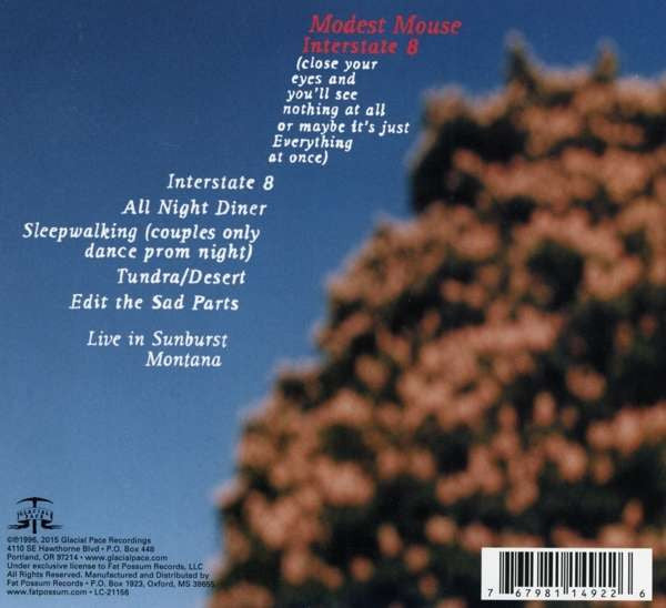 Modest Mouse : Interstate 8 (CD, EP, RE)