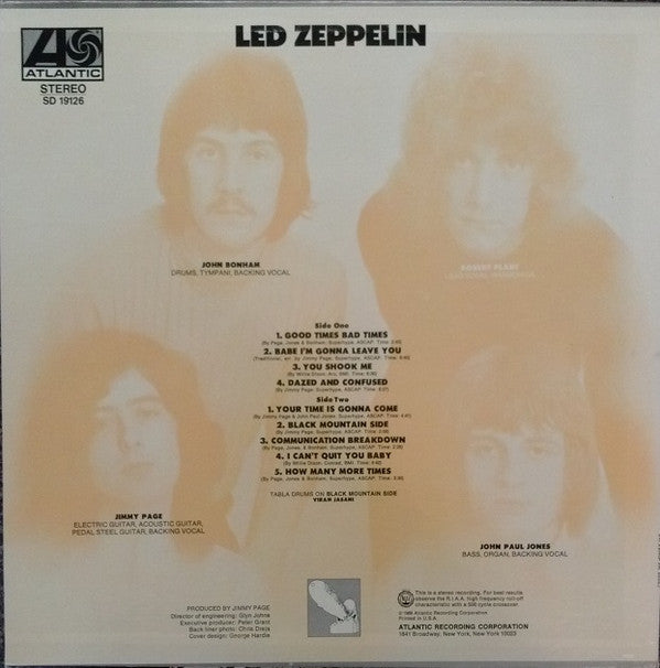 Led Zeppelin : Led Zeppelin (LP, Album, RE, Spe)