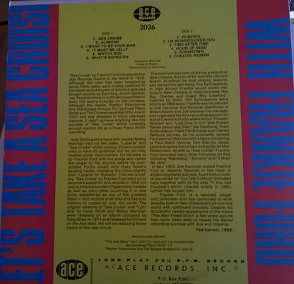 Frankie Ford : Let's Take A Sea Cruise (LP, Album)