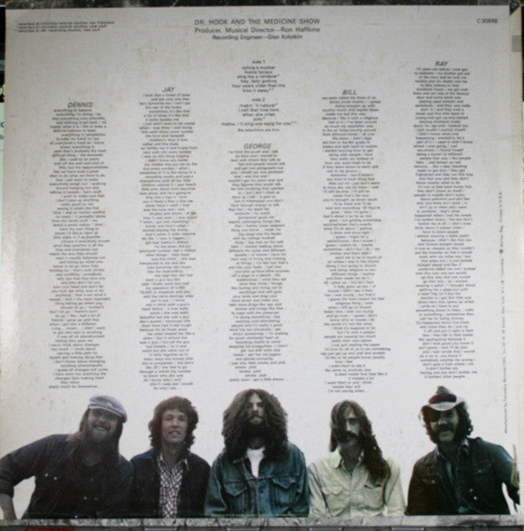 Doctor Hook* : Doctor Hook (LP, Album)