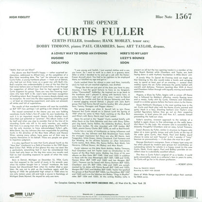 Curtis Fuller : The Opener (LP, Album, RE, RM)