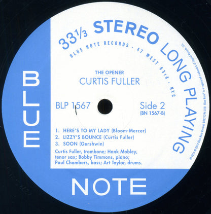 Curtis Fuller : The Opener (LP, Album, RE, RM)
