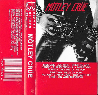 Mötley Crüe : Mötley Crüe (Cass, Album, AR)