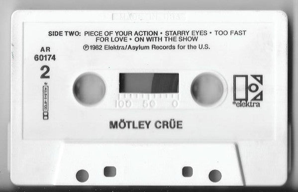 Mötley Crüe : Mötley Crüe (Cass, Album, AR)