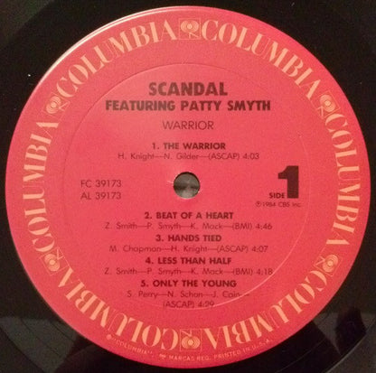 Scandal (4) Featuring Patty Smyth : Warrior (LP, Album, Pit)