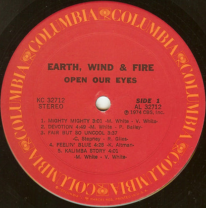 Earth, Wind & Fire : Open Our Eyes (LP, Album)