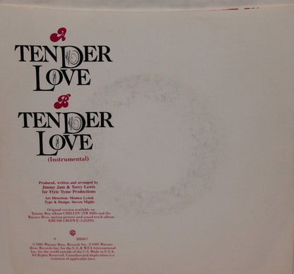 Force M.D.'s* : Tender Love (7", Single, Spe)