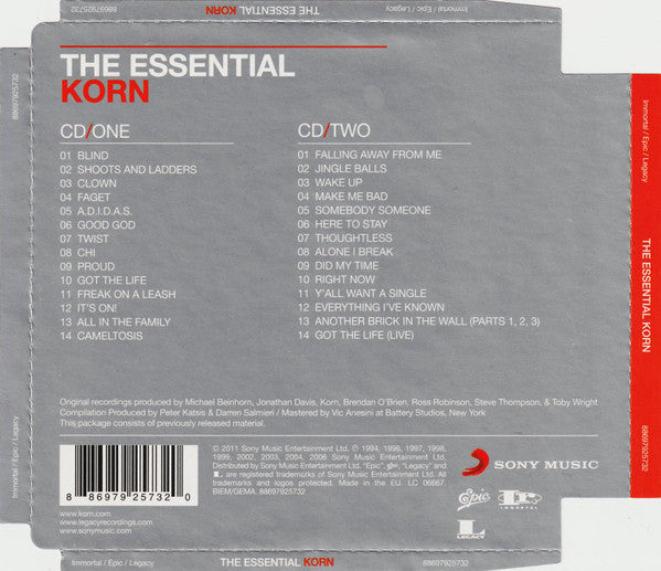 Korn : The Essential Korn (2xCD, Comp)