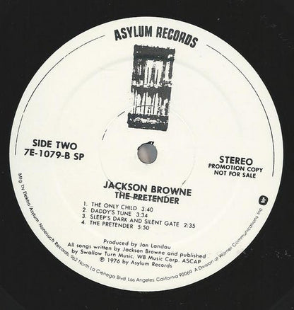 Jackson Browne : The Pretender (LP, Album, Promo)