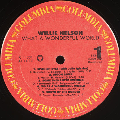 Willie Nelson : What A Wonderful World (LP, Album)