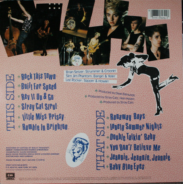 Stray Cats : Built For Speed (LP, Album, Comp, Jac)