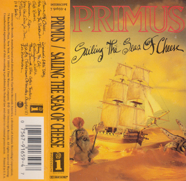 Primus : Sailing The Seas Of Cheese (Cass, Album, SR,)