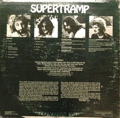 Supertramp : Supertramp (LP, Album, RE, RM, Ter)