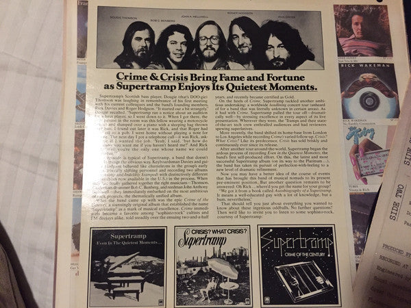 Supertramp : Supertramp (LP, Album, RE, RM, Ter)