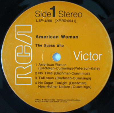 The Guess Who : American Woman (LP, Album, Roc)