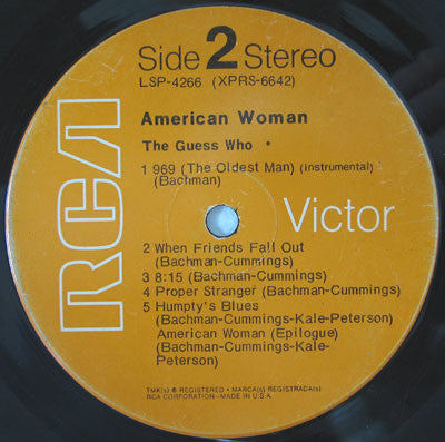 The Guess Who : American Woman (LP, Album, Roc)