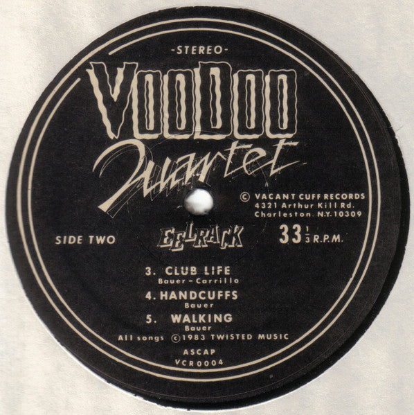 Voodoo Quartet : EEL RACK  (12", EP)